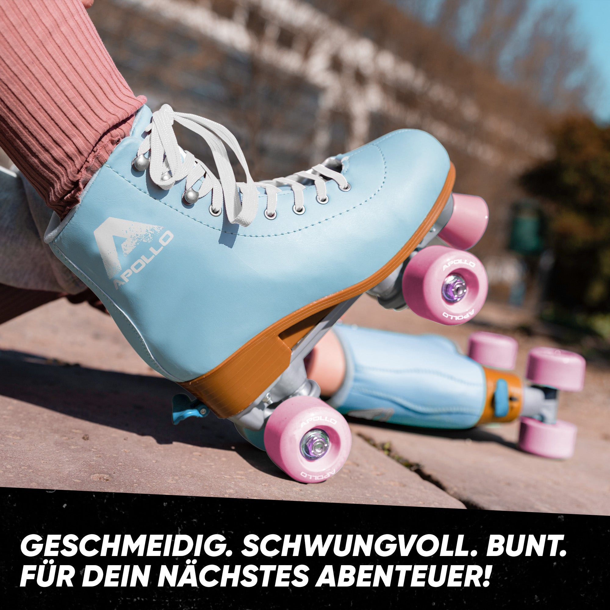 Apollo - Classic Roller Rollschuhe für Kinder und Erwachsene - Nightfever blue -