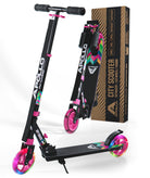 Apollo - 145mm City Scooter mit Federung "Skyracer" klappbar und höhenverstellbar - Bunt