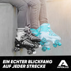 Apollo - Super Quad größenverstellbare verstellbare Rollschuhe für Kinder - Schwarz -