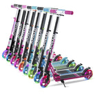 Apollo - 145mm City Scooter mit Federung "Skyracer" klappbar und höhenverstellbar - Schwarz