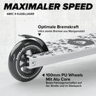 Apollo - Stunt Scooter - Genius Pro Robuster Kinder Scooter mit ABEC 9 Kugellager - White Skull