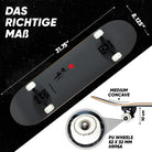 Apollo - Skateboard - Balloon - 7-lagiges Holz-Komplettboard mit ABEC 7 -