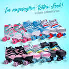 Apollo - Disco Roller Soft Boots größenverstellbare Rollschuhe für Kinder - Candy -