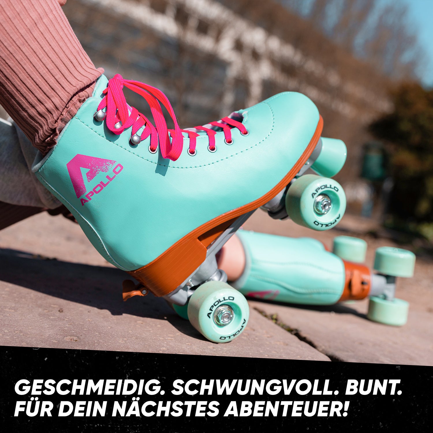Apollo - Classic Roller Rollschuhe für Kinder und Erwachsene - Lagoon -